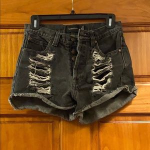 Minkpink high waist denim shorts